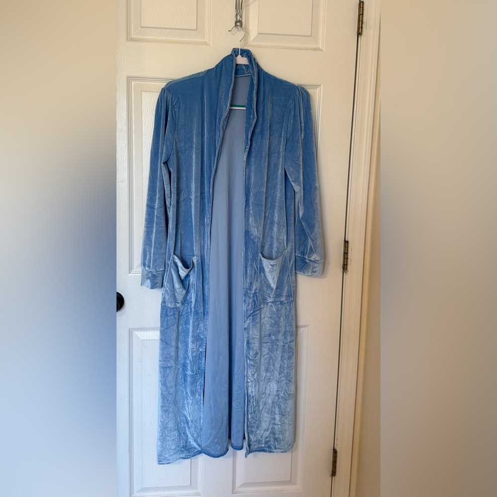 Blue Velvet Women's Duster